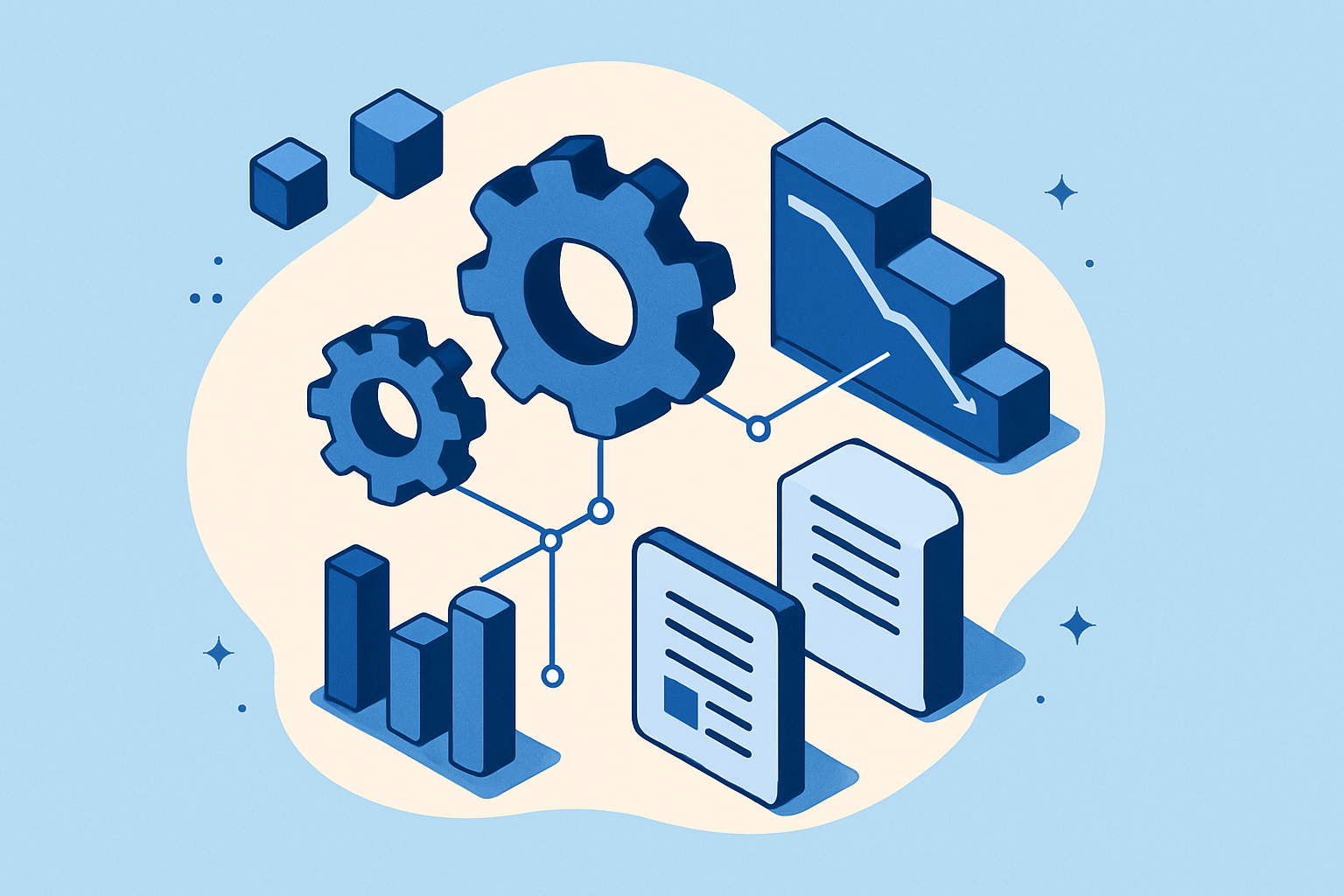 Ai Sales Enablement Engineer B2B Presales Illustration